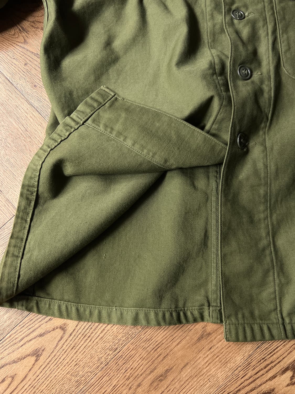 [M]60's 오리지널 U.S 밀리터리 OG-107 슈팅 자켓 상품이미지7