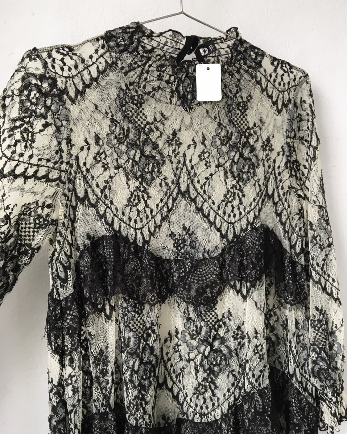 Lace see through onepiece 상품이미지5