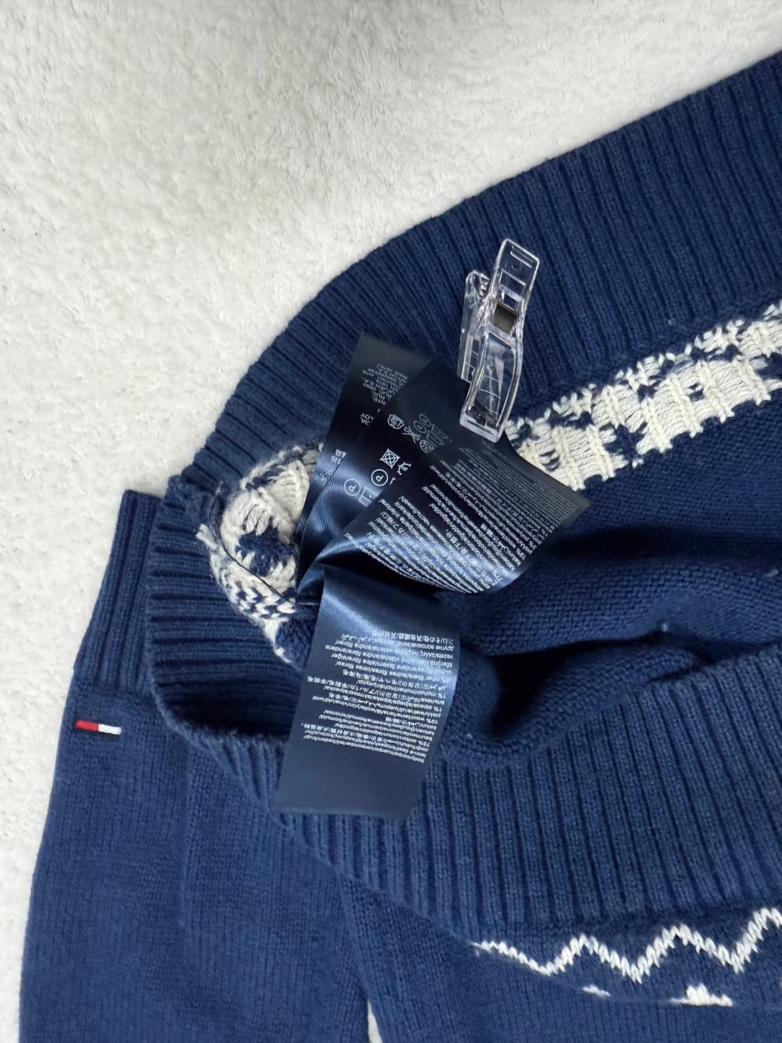 타미힐피거 패턴 니트 XL 상품이미지7