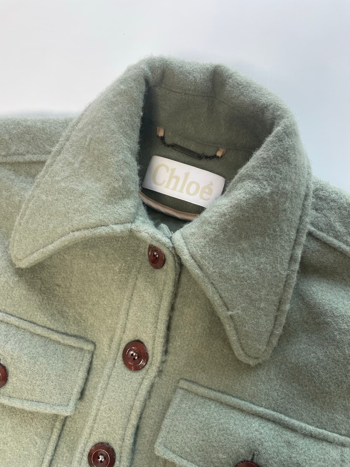 [S] Chloe 끌로에 부클 오버핏 코트 상품이미지7