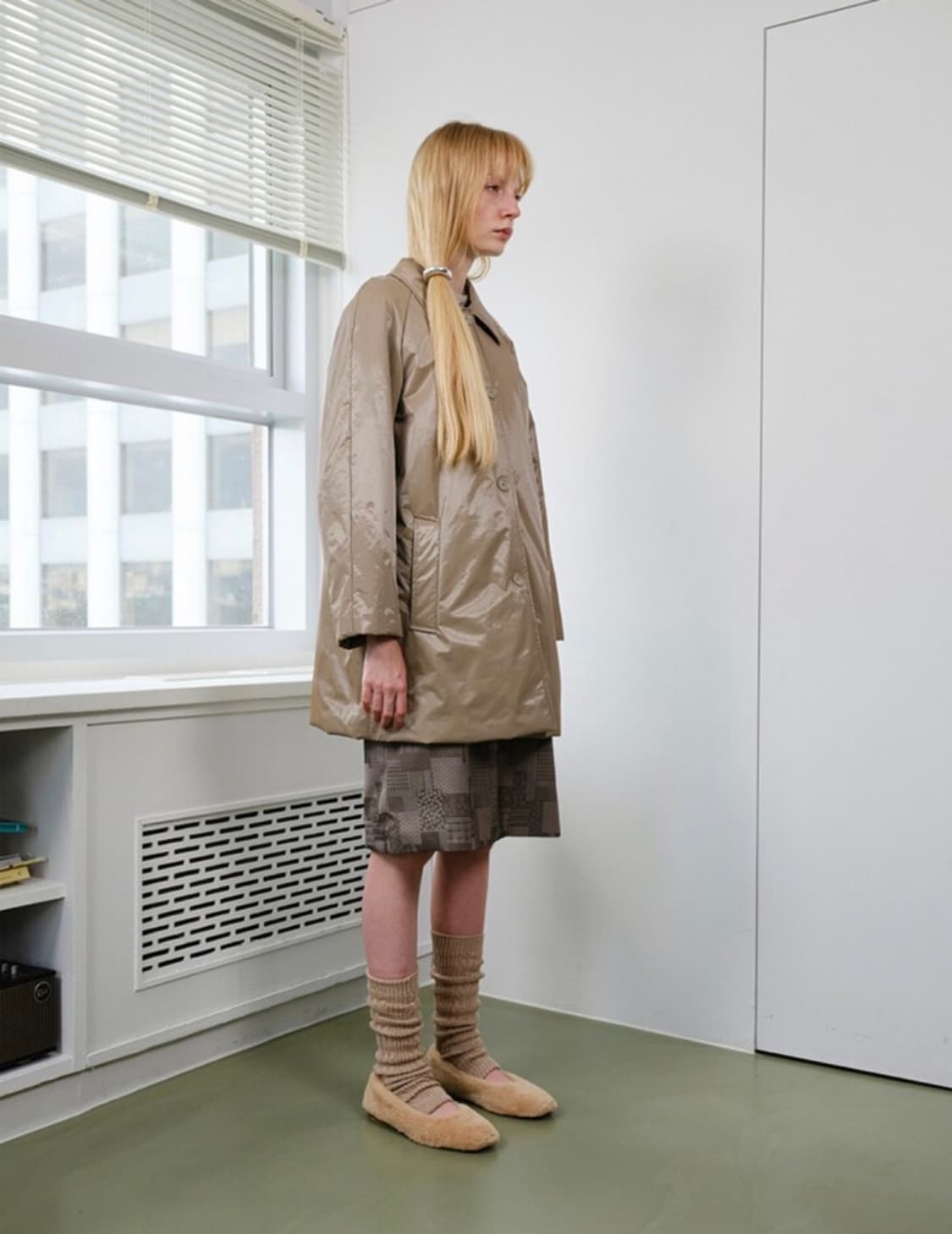 ENZO BLUES 엔조블루스 글로시 소프트 패딩 상품이미지6