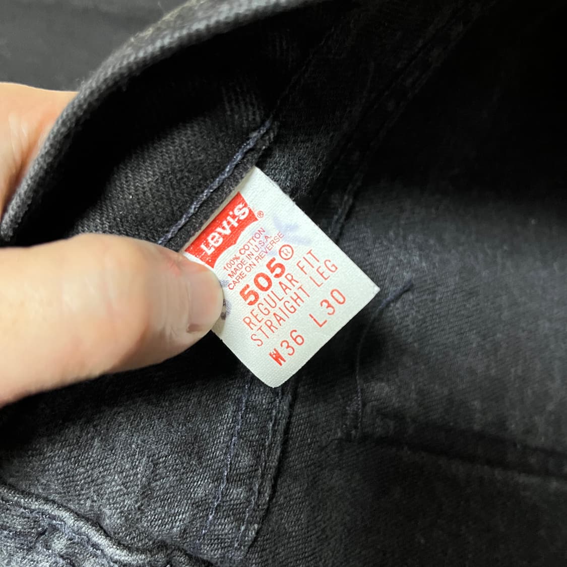 90s USA 리바이스505 오렌지탭 [34] 상품이미지6