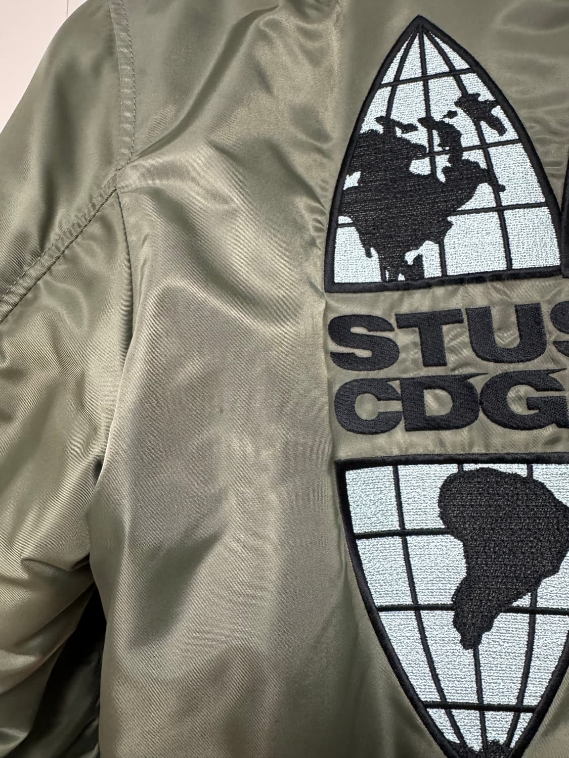 [L] 스투시 꼼데 CDG MA-1 마원 자켓 상품이미지3