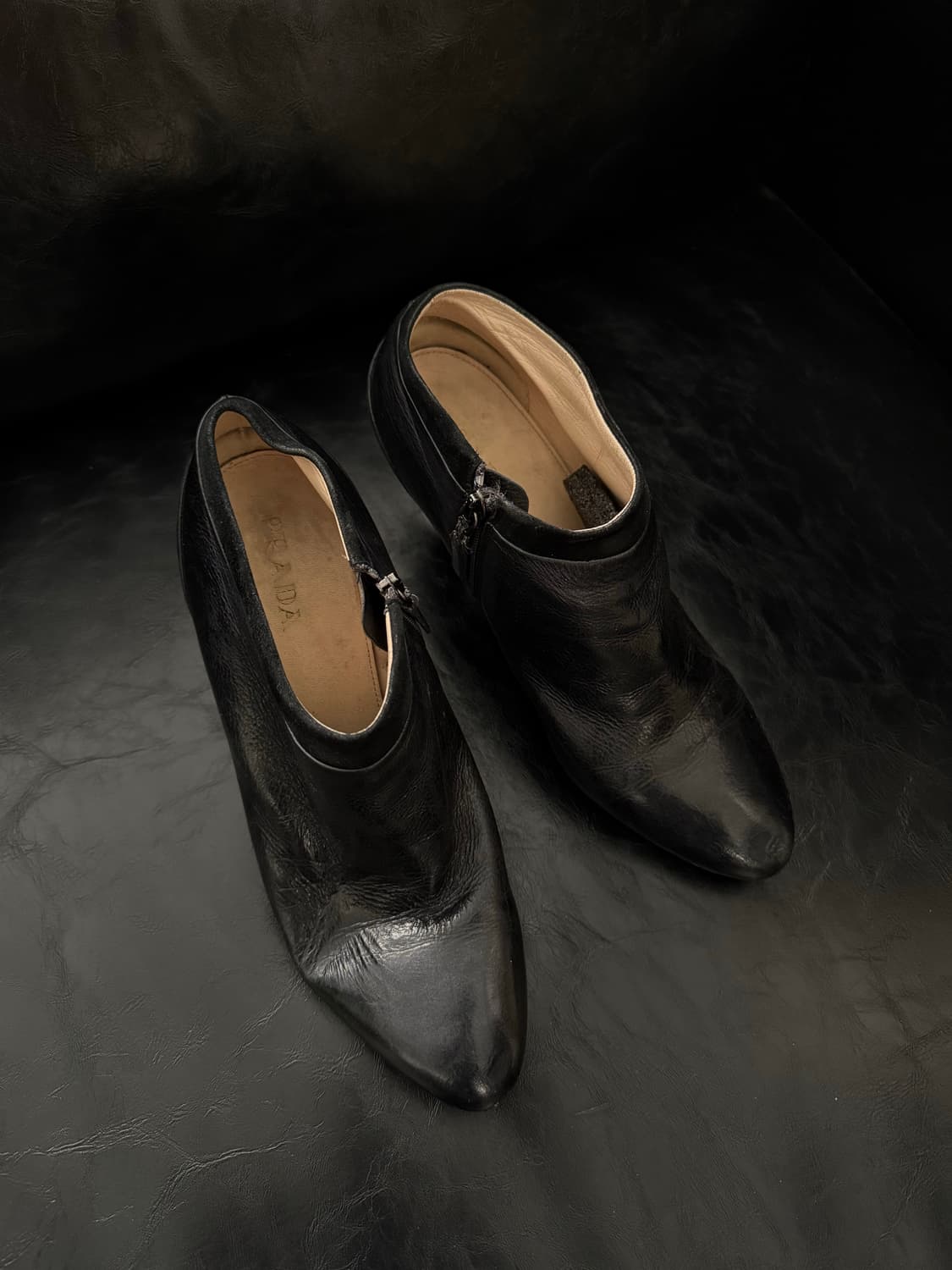 프라다 램스킨 앵클부츠 상품이미지2