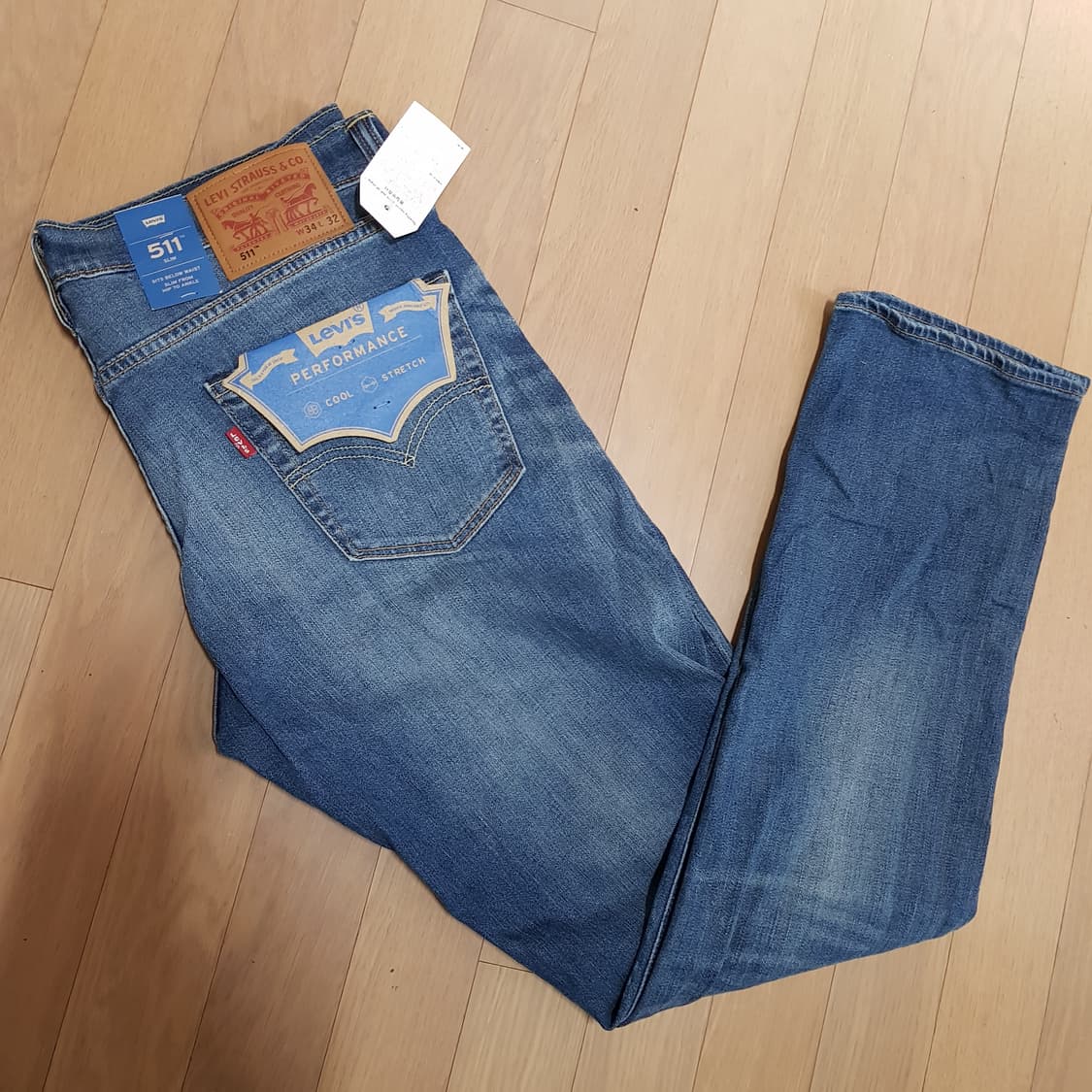 34인치 새옷/ 리바이스 511 / 쿨 슬림스트레치 청바지/ 2-410하 상품이미지1