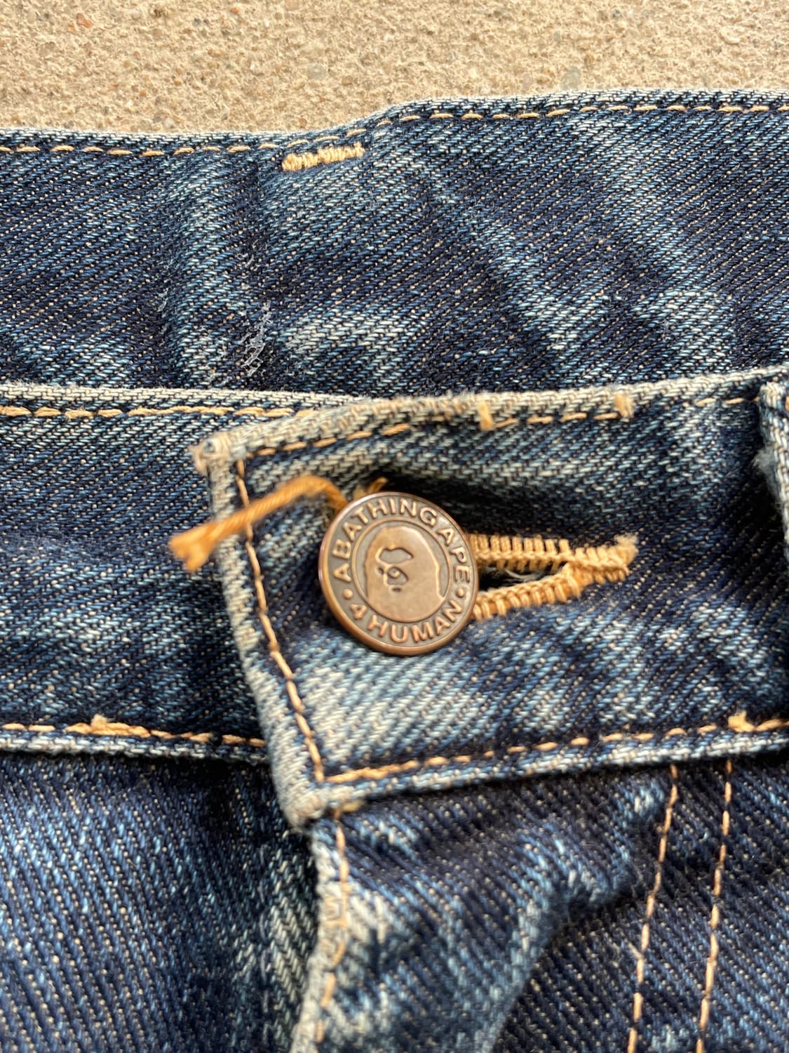 90-00s Bape Selvedge Denim Pants 상품이미지7