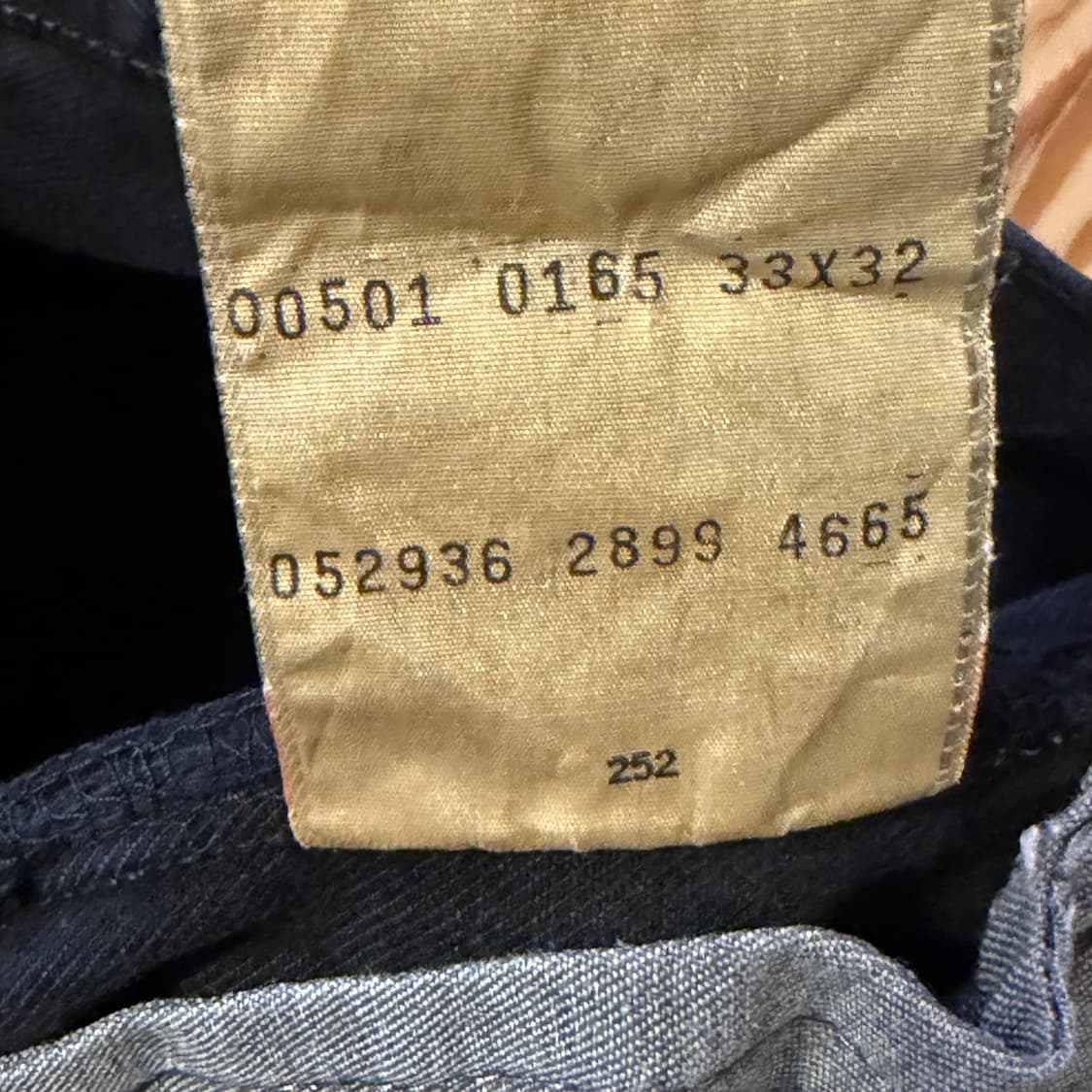 90s 빈티지 리바이스 501 블랙진 청바지 상품이미지10