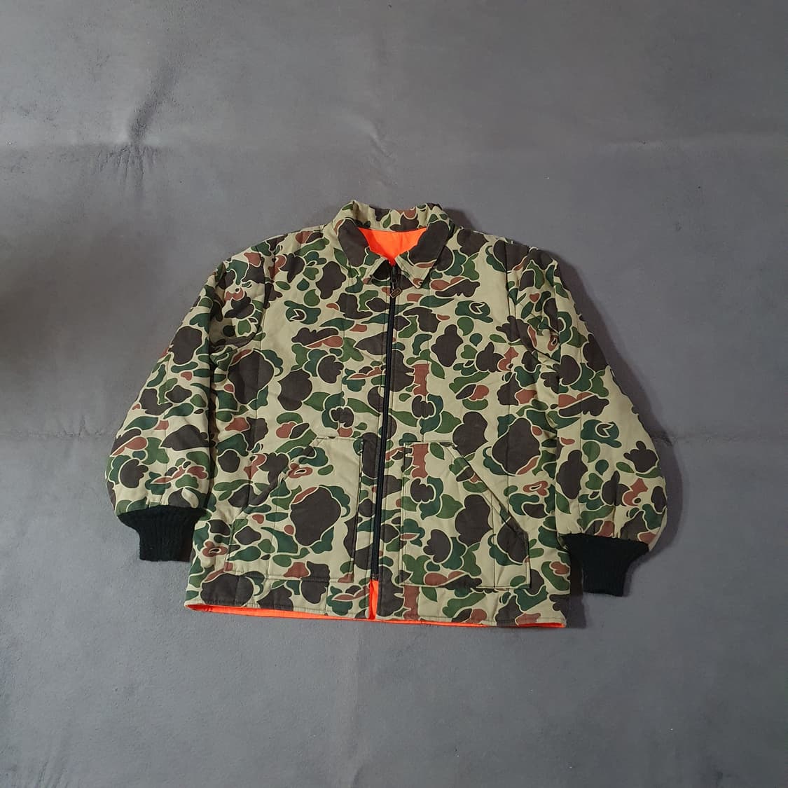 80s Walls 월즈 리버서블 양면 카모 워크 자켓 XL 상품이미지1