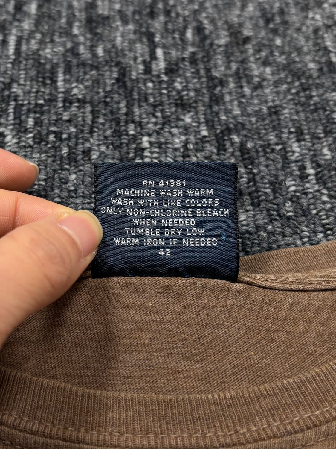 폴로 브라운 코튼 롱슬리브 상품이미지7