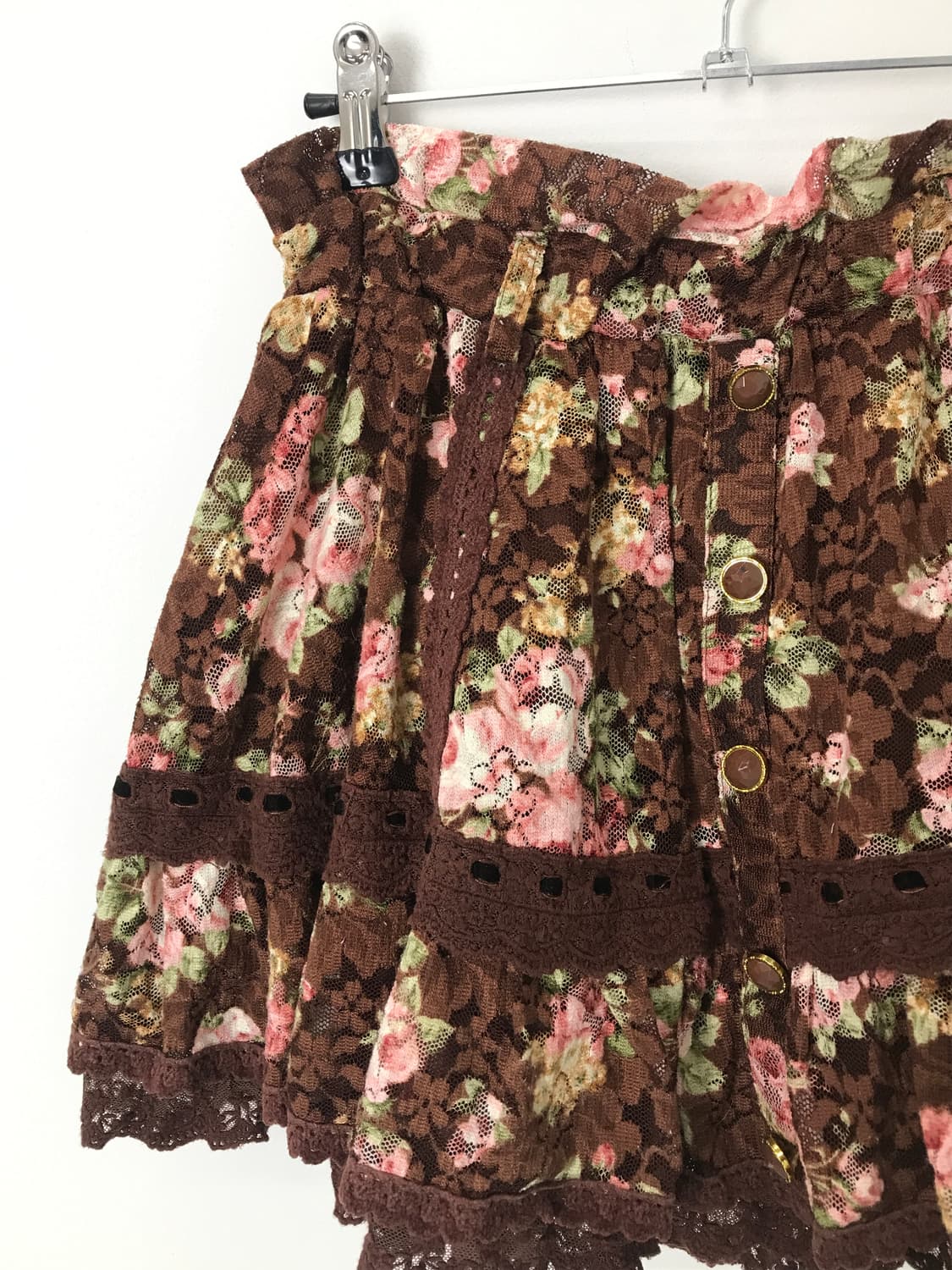 'LIZ LISA' Rose All-over Lace Mini Skirt 상품이미지3