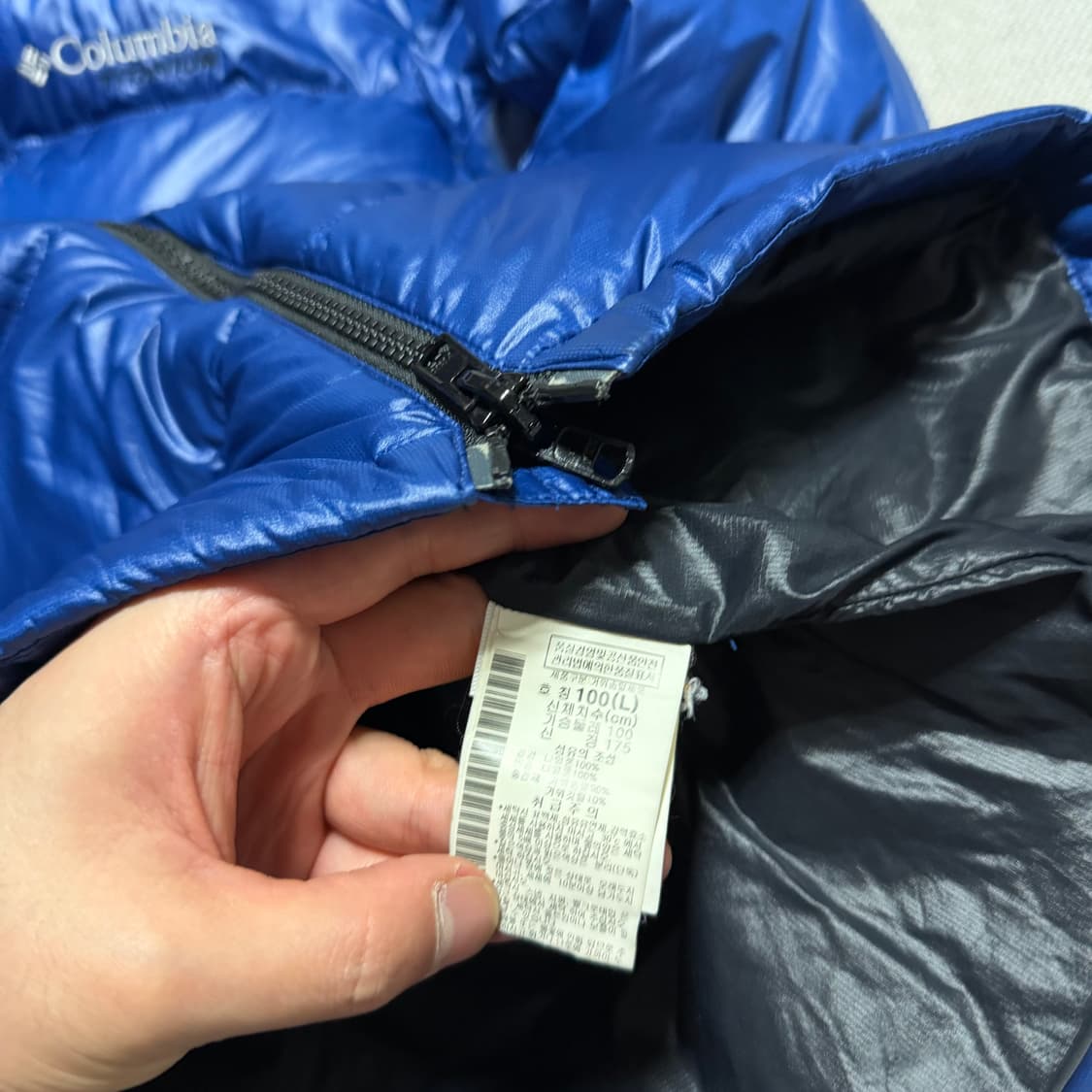 컬럼비아 티타늄 구스다운 경량패딩 상품이미지3
