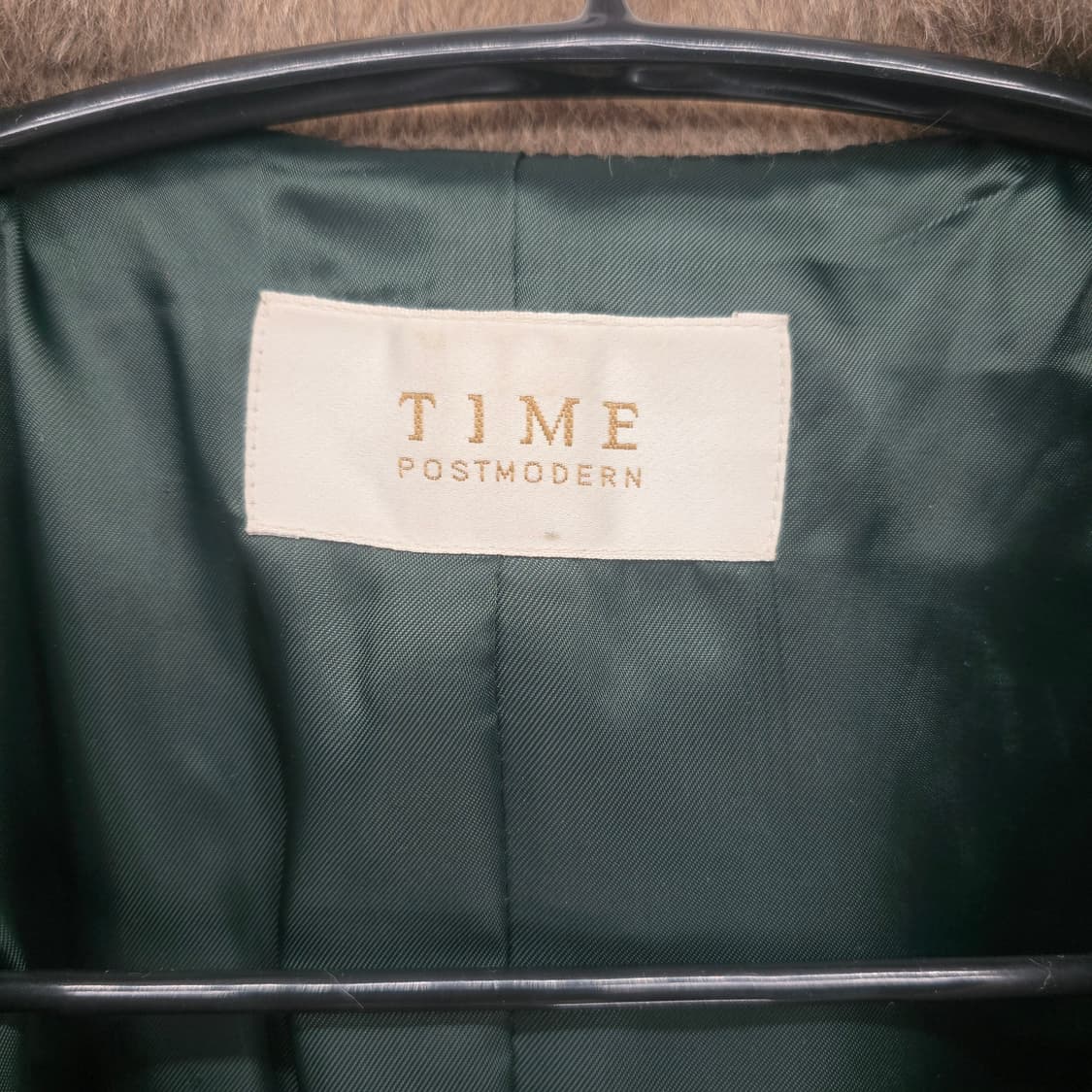 TIME 타임 baby llama 브라운 루즈핏 코트 상품이미지3