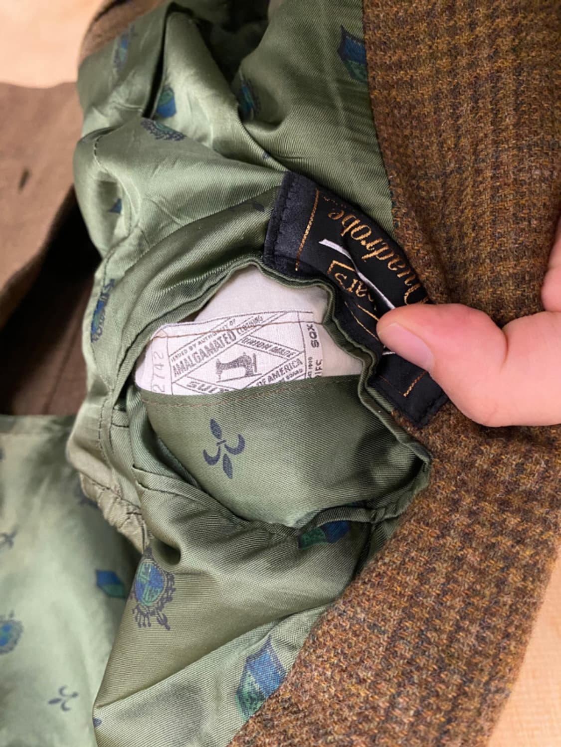  60's SEARS 3b check jacket 상품이미지8