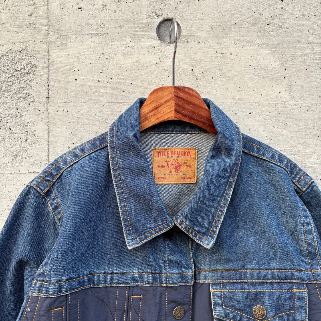 트루릴리전 나일론 데님 믹스 자켓 상품이미지2