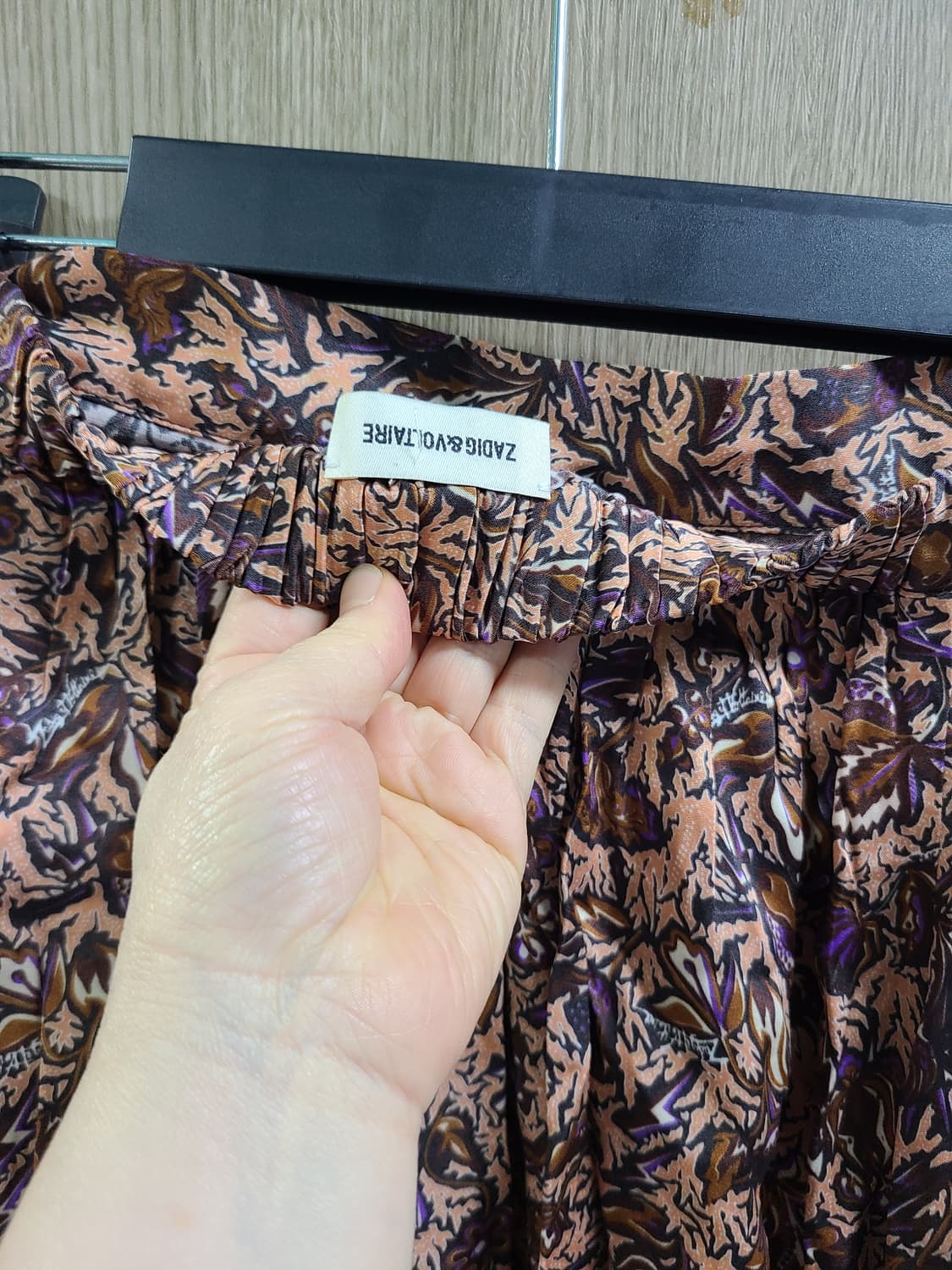 쟈딕앤볼테르 언밸런스 미디 스커트 S 상품이미지6