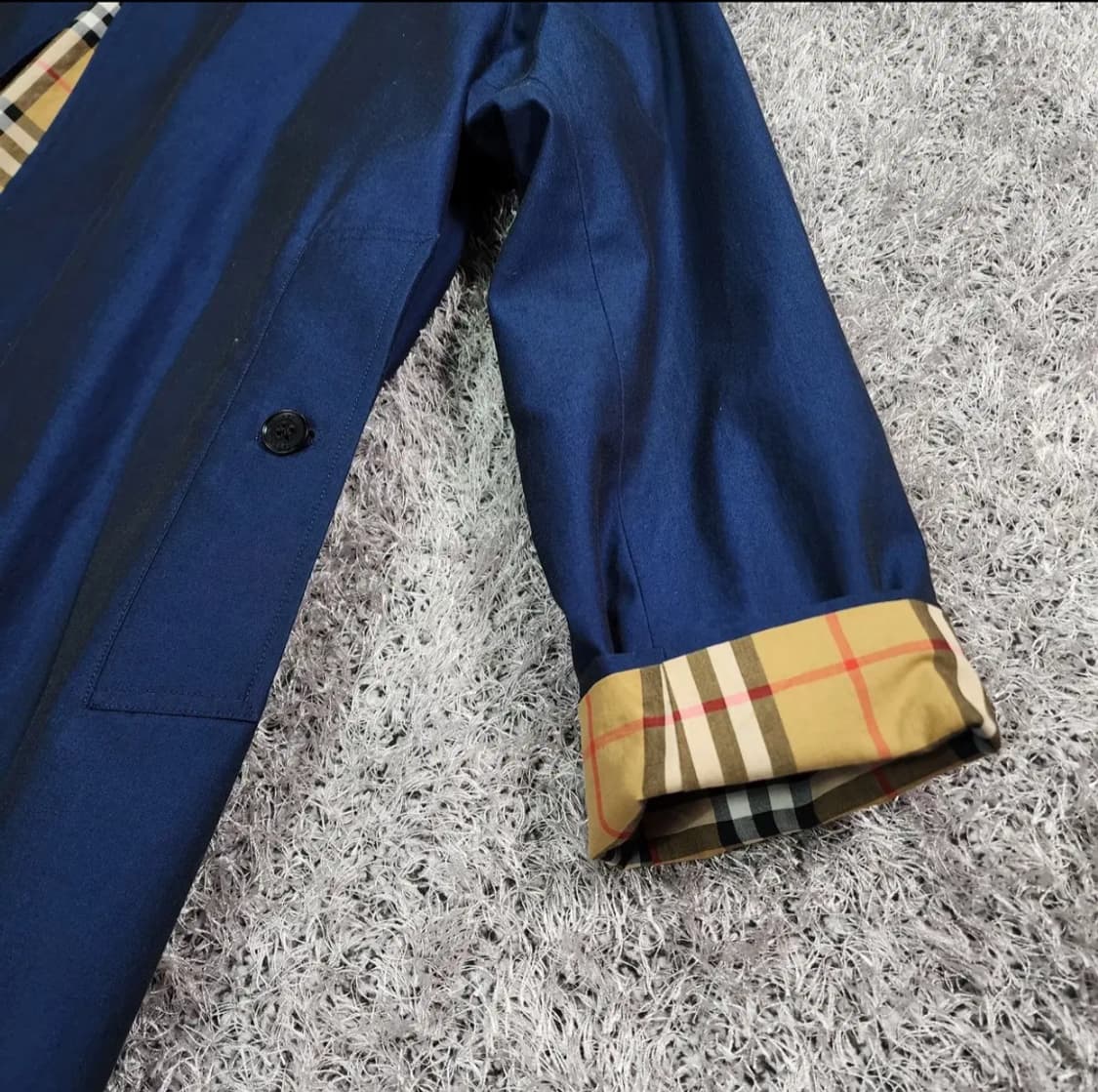 버버리 네이비 트렌치 코트 50 상품이미지3