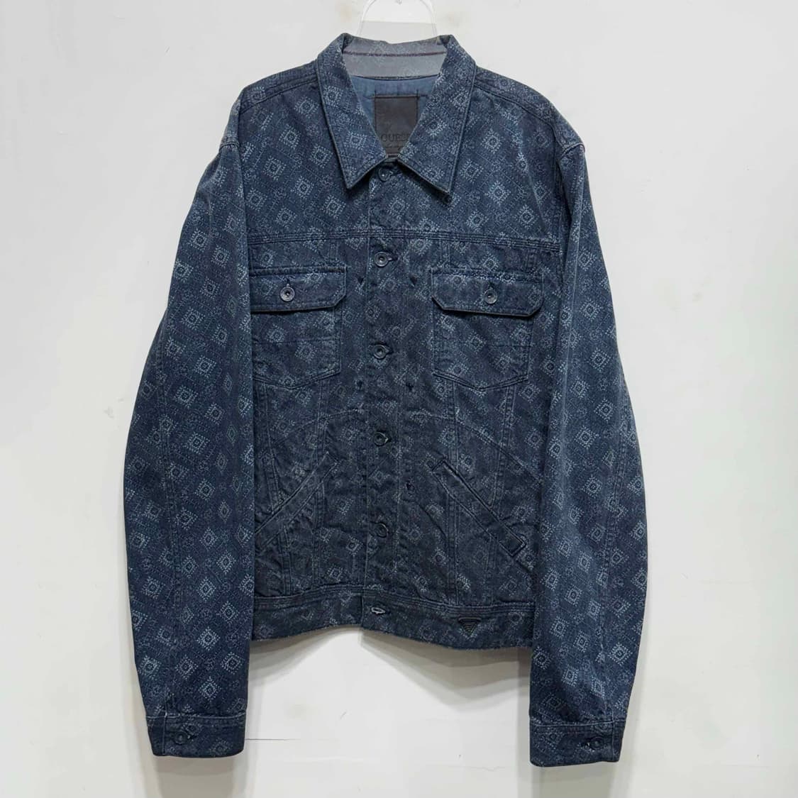 90s 게스 다이아몬드 데님 자켓 상품이미지1