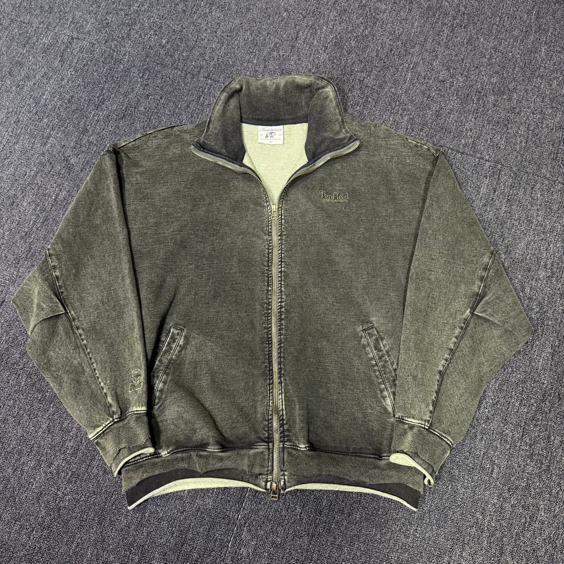 펜필드 페이디드 인디고 카키 풀집업 상품이미지2