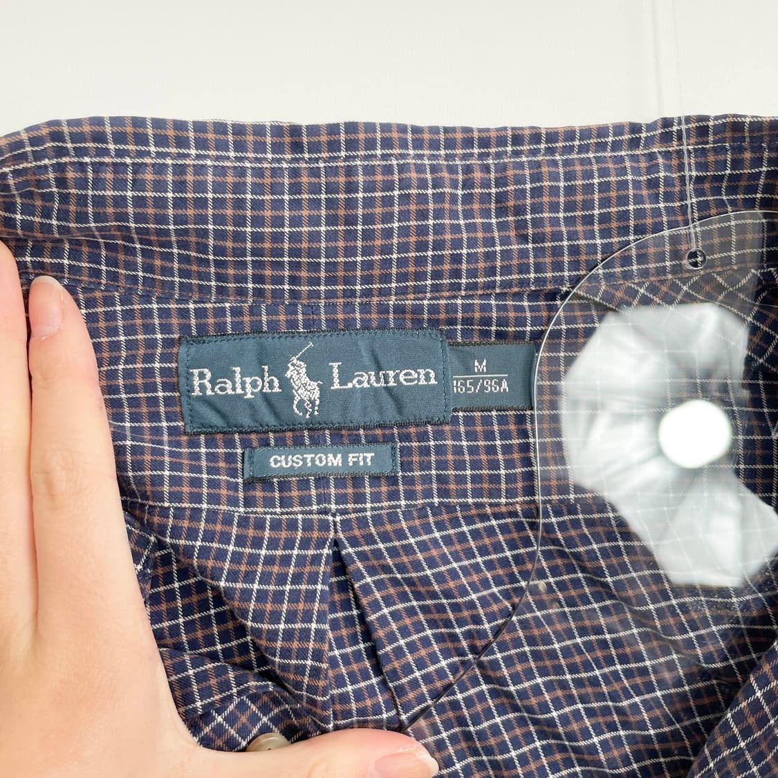 B1 폴로랄프로렌 커스텀핏 체크 셔츠 95사이즈 상품이미지5