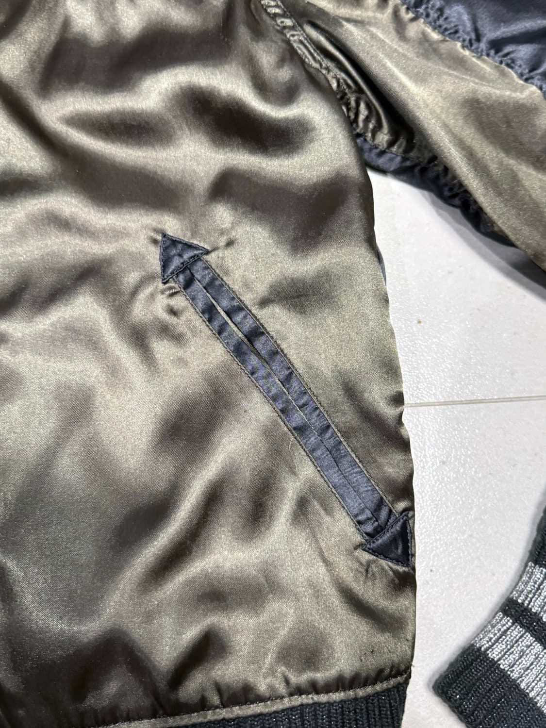 스테릭 글래머 아카이브 명상 히스걸 스카잔 바시티 스타디움 자켓 상품이미지4