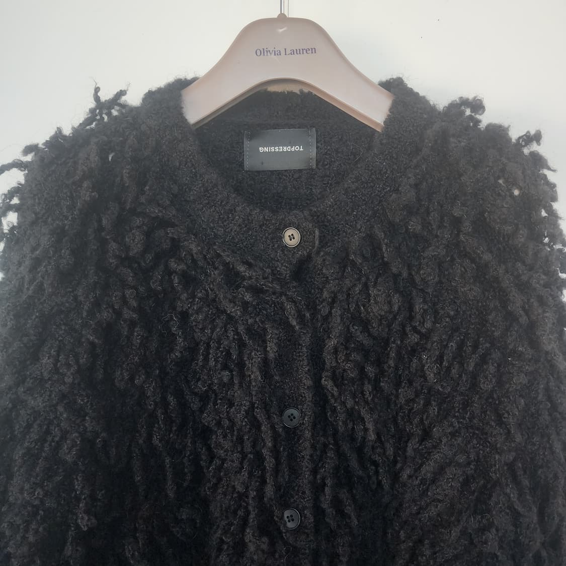 TOPDRESSING 블랙 숏 가디건 상품이미지2