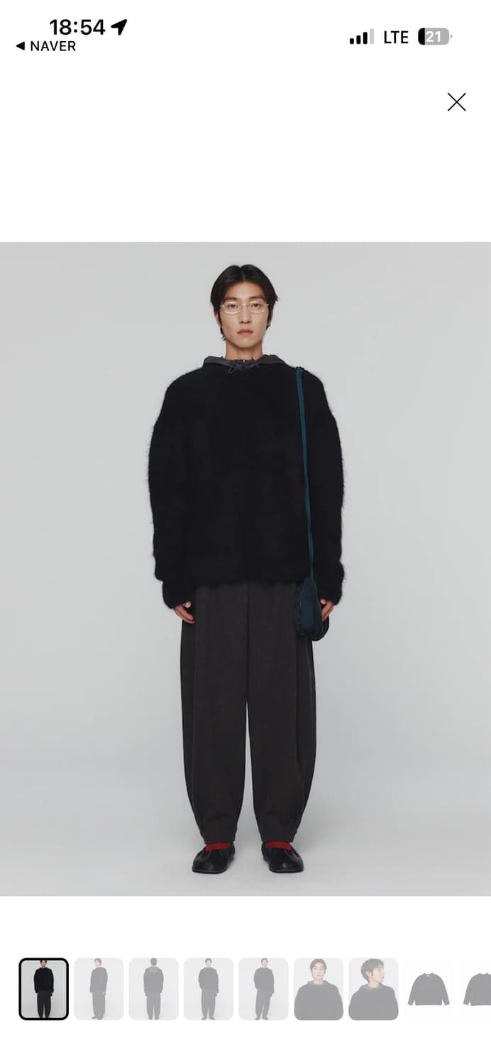 아모멘토 알파카 라운드넥 풀오버(L) 상품이미지2