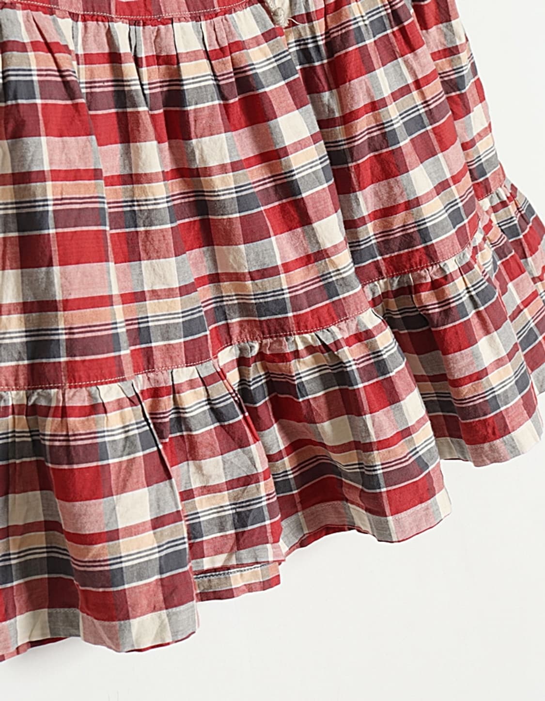 Non Check Tiered Mid Skirt (26) 상품이미지4