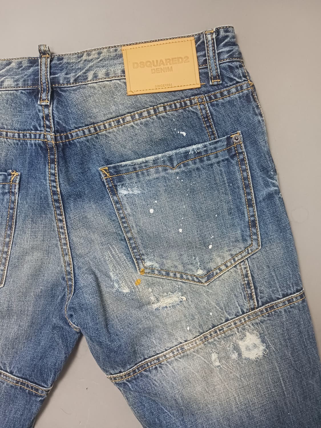 [34] 디스퀘어드2 스티치 디스덧댐 바이커진 청바지 상품이미지9