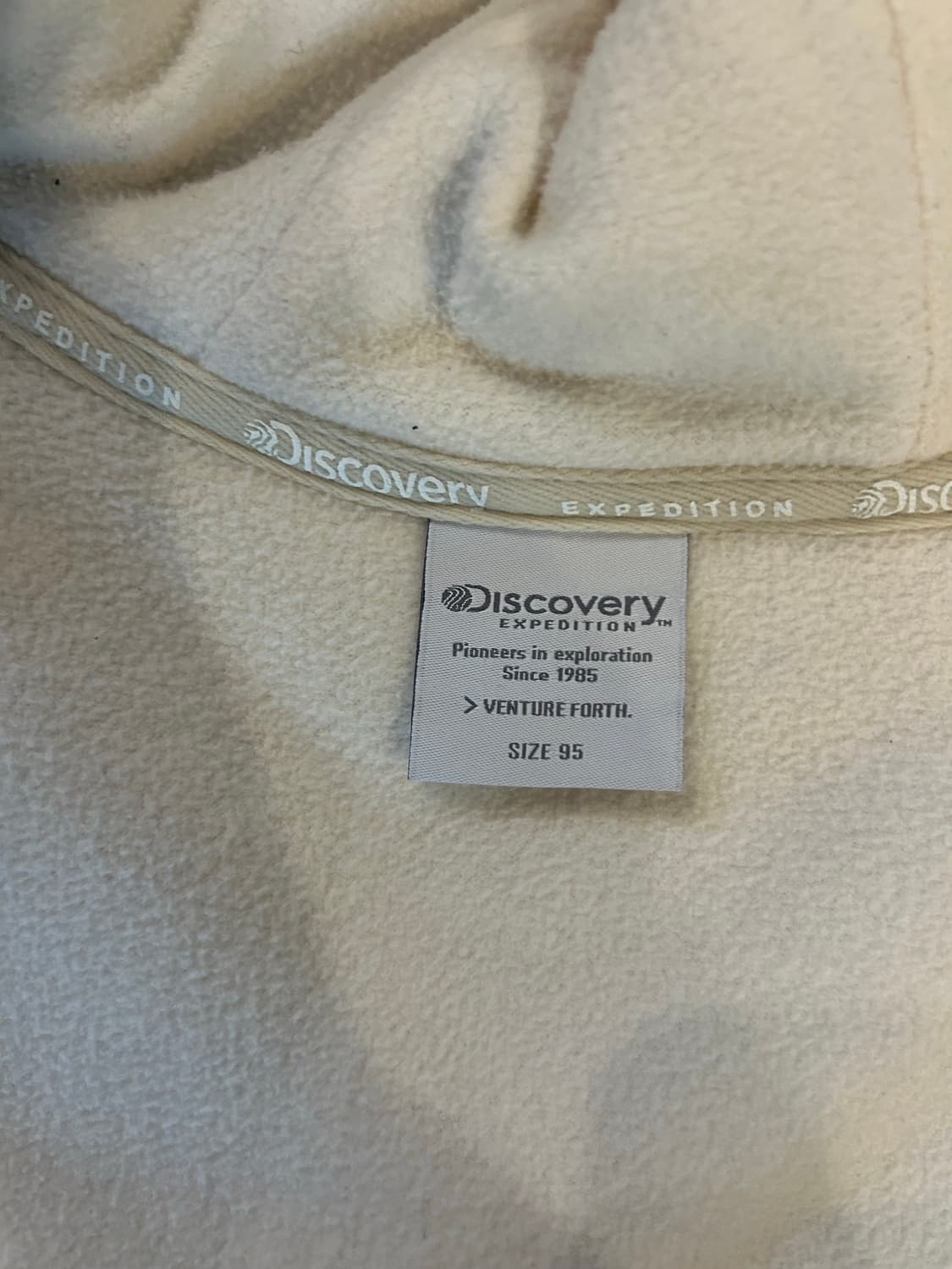 디스커버리 익스페디션 후드 후리스 아이보리 상품이미지2