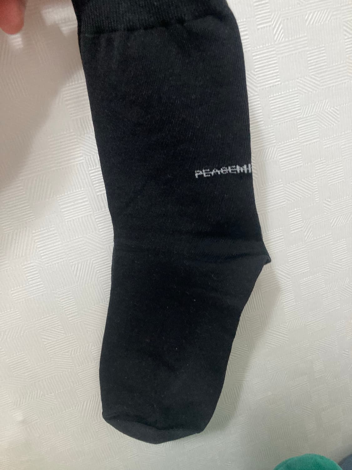 피스마이너스원 초판양말 블랙 상품이미지1