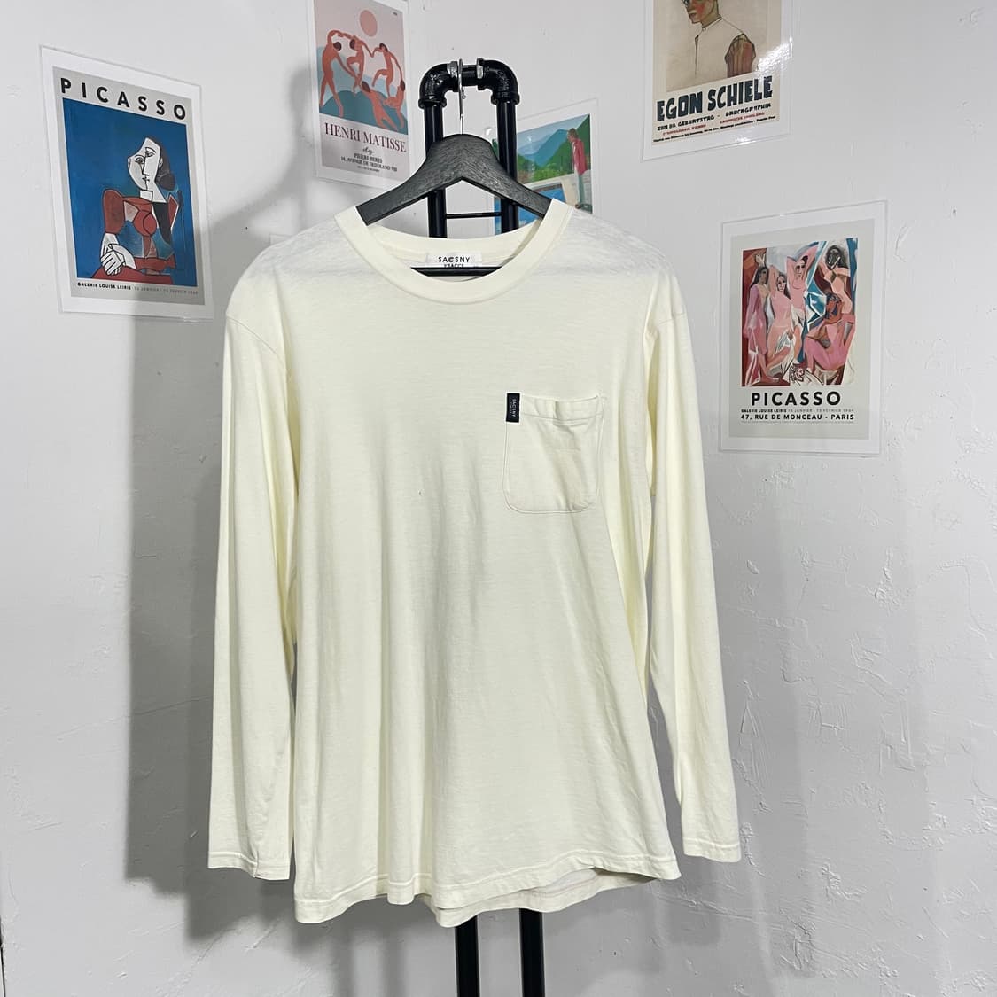 요지야마모토 삭스니이작 포켓 롱슬리브 상품이미지2