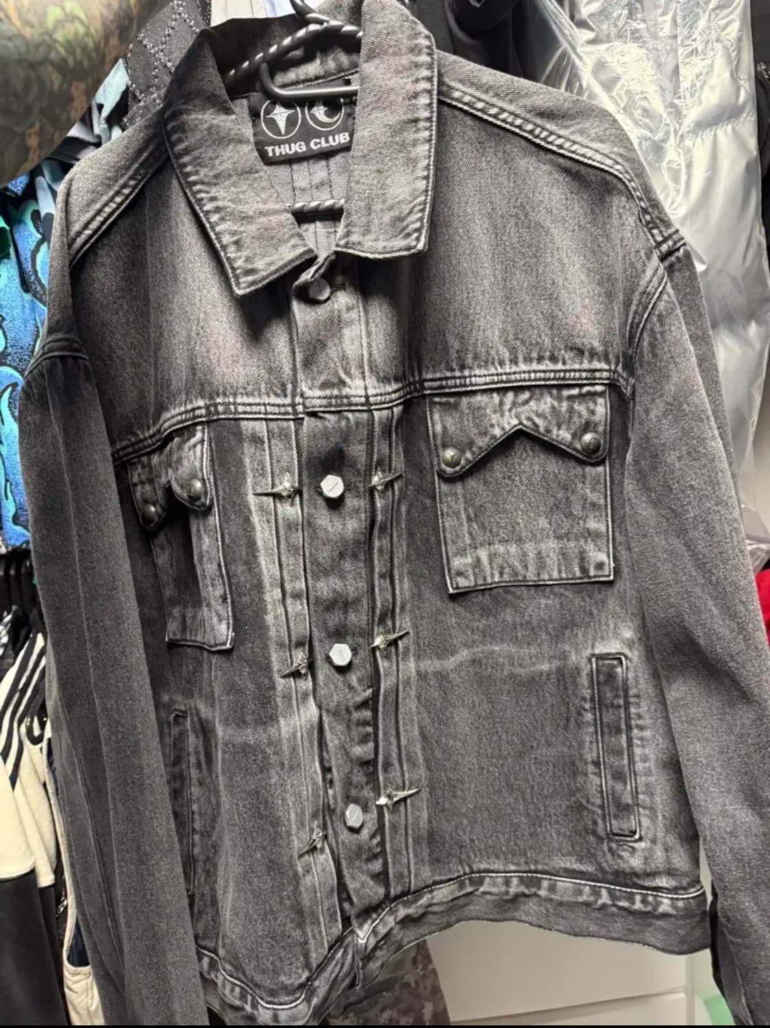 THUG CLUB 떠그클럽 데님 자켓 상품이미지3