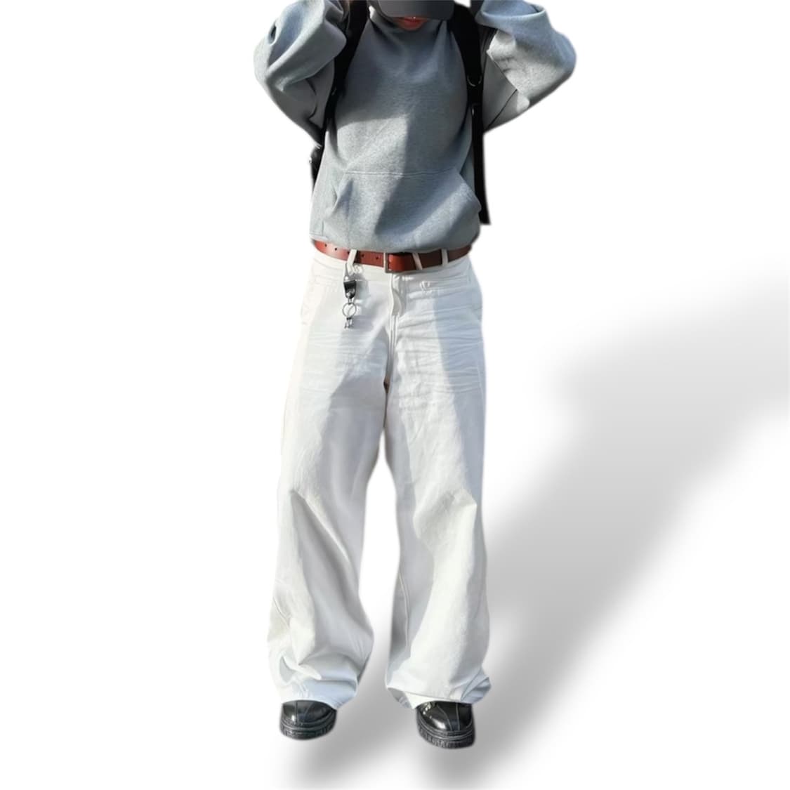 릭오웬스 주름핏 크린핏 크림진  상품이미지5