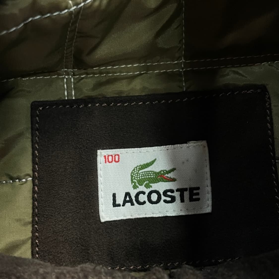 100 라코스테 울 스웨이드 블루종 자켓 상품이미지3