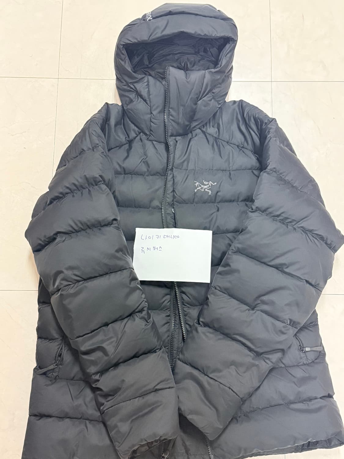 아크테릭스 토륨 후디 블랙 M 사이즈 25FW 상품이미지1