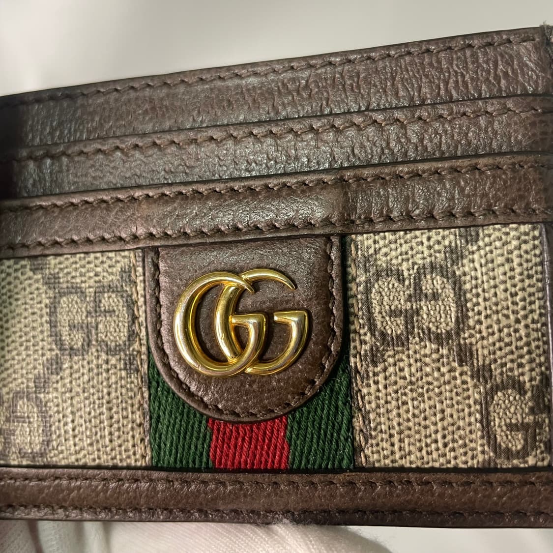 구찌 오피디아 GG 카드지갑 브라운 S급 단품 상품이미지2