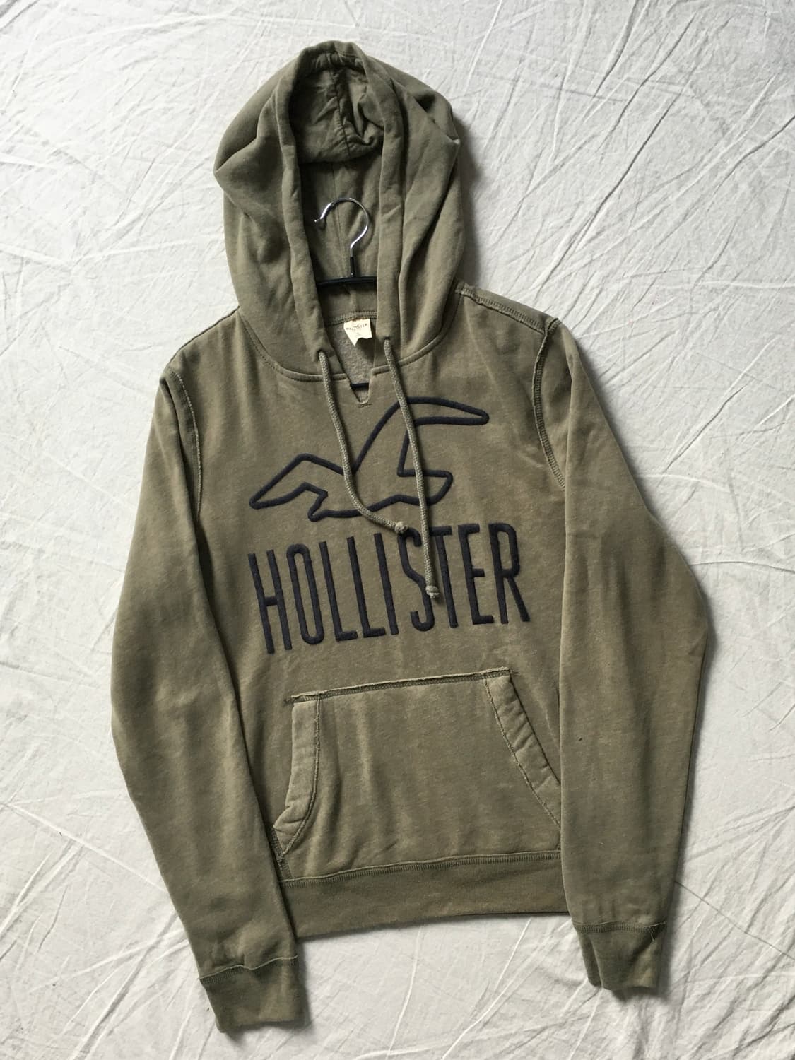 홀리스터 자수 빅로고 후드티 상품이미지3
