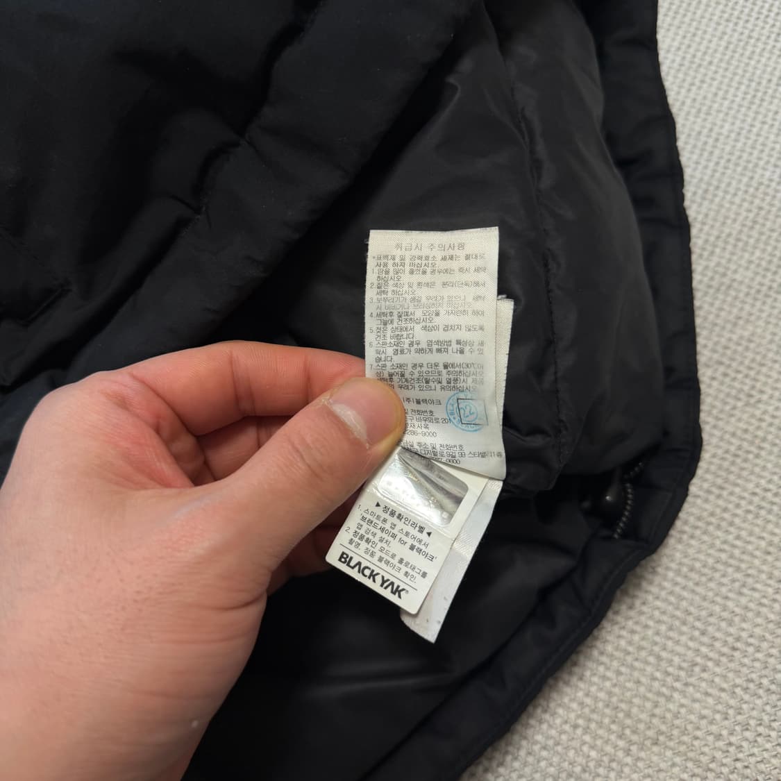 블랙야크 팀 후드 패딩 조끼 상품이미지5