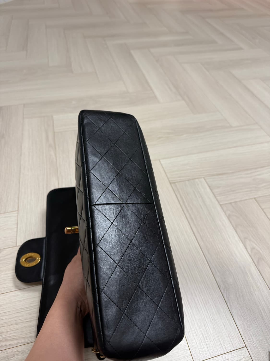 빈티지 샤넬 빅씨씨 클래식 라지 상품이미지8