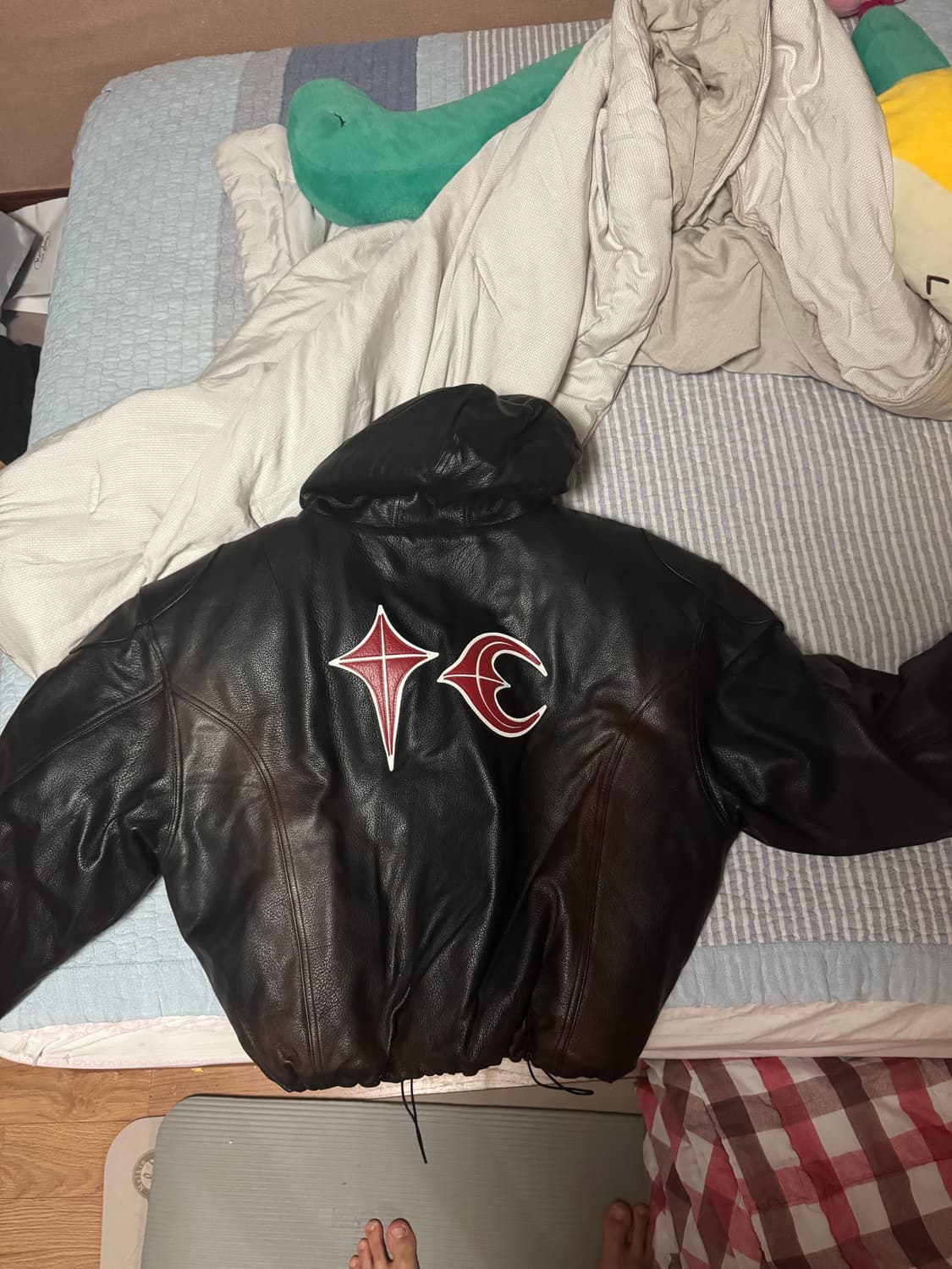 떠그클럽 빅락레더자켓 상품이미지2