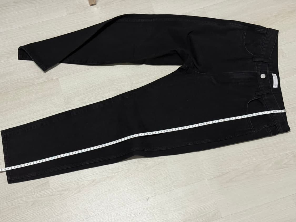 아영상사 블랙 데님 팬츠 상품이미지6