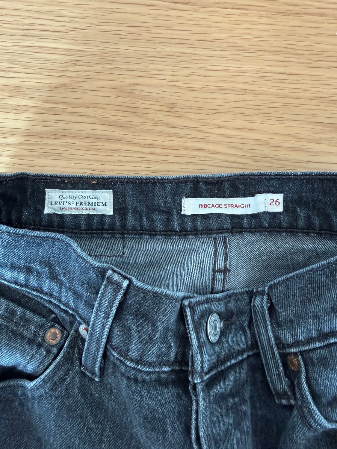 리바이스(Levi's) 흑청 데님 상품이미지8