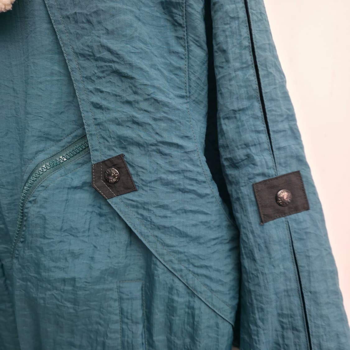 [L] 80's 나이키 삼나스포츠 쉐르파 나일론 점퍼 상품이미지5