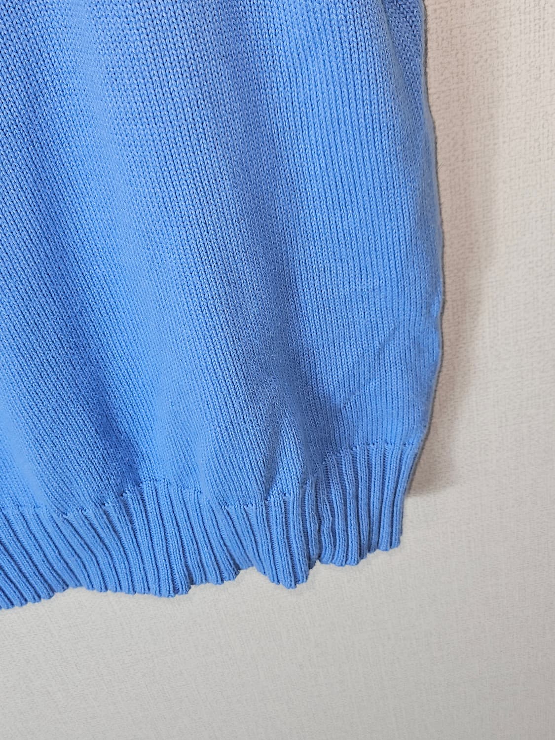 폴로 랄프로렌 브이넥 니트 베스트 조끼 스카이블루 정품 S 상품이미지6