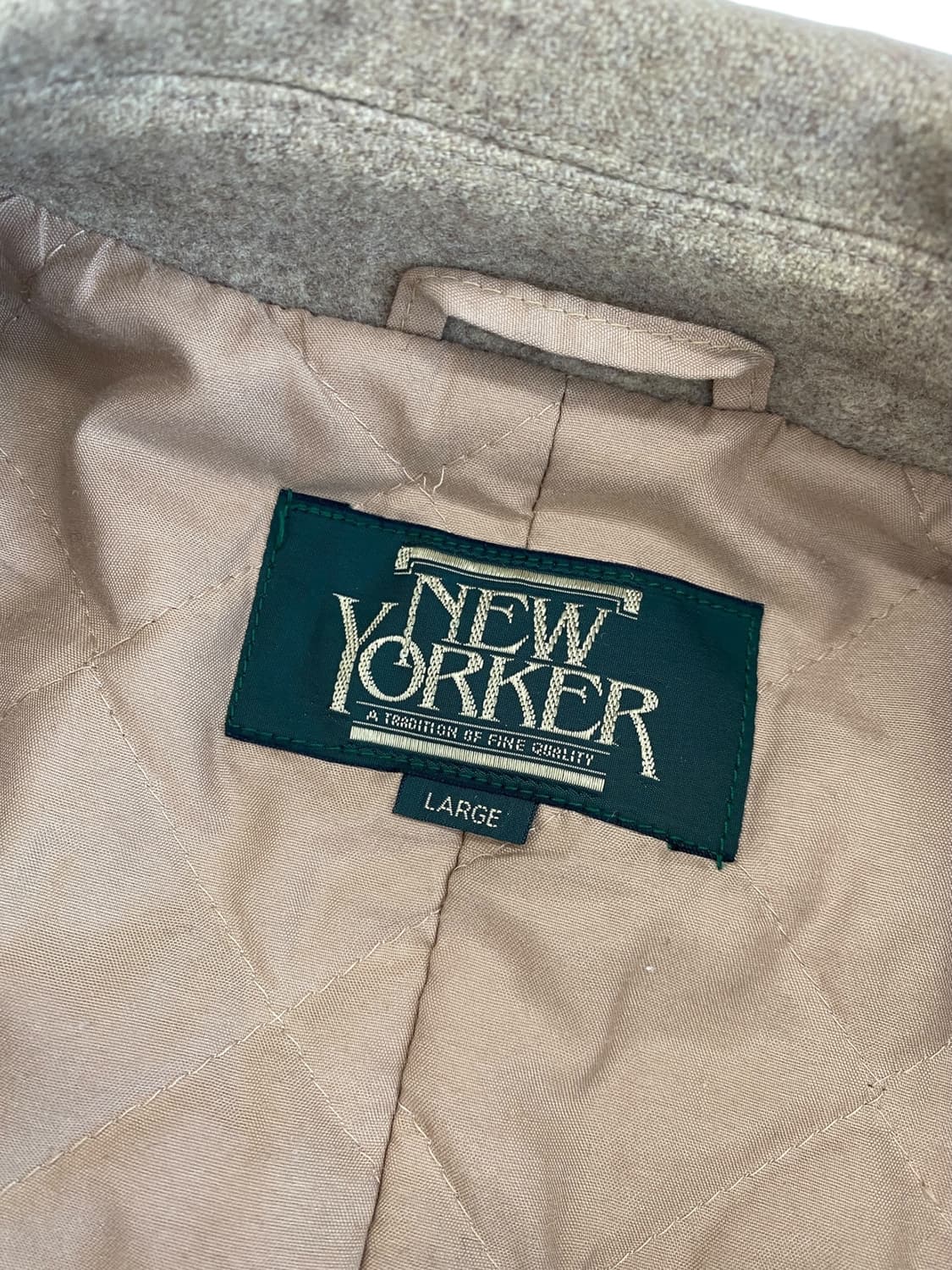 90's 뉴요커 울 카 코트 상품이미지8