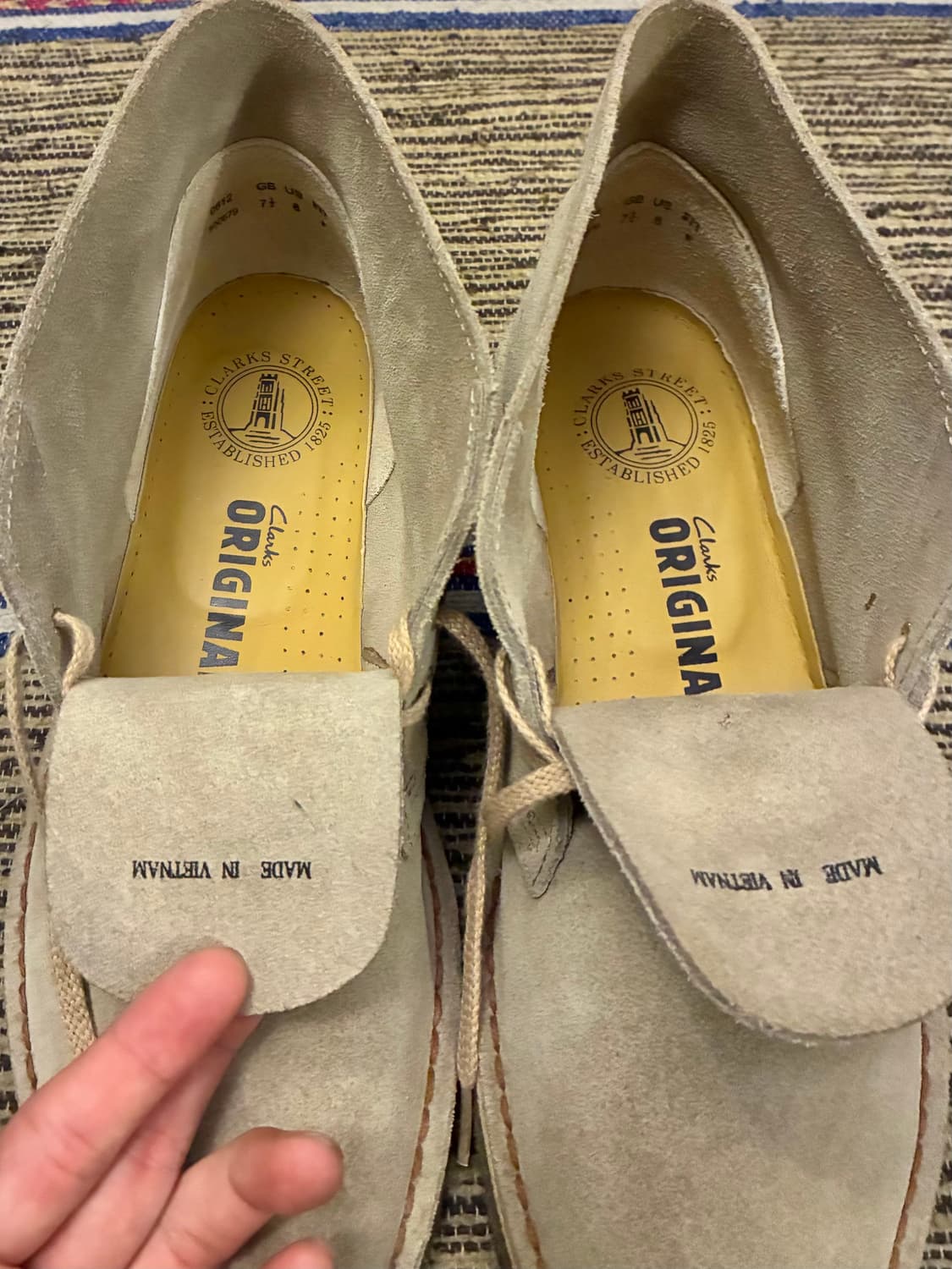 (260/us8)클락스 스웨이드 샌드 베이지 데저트부츠 처카부츠 상품이미지7