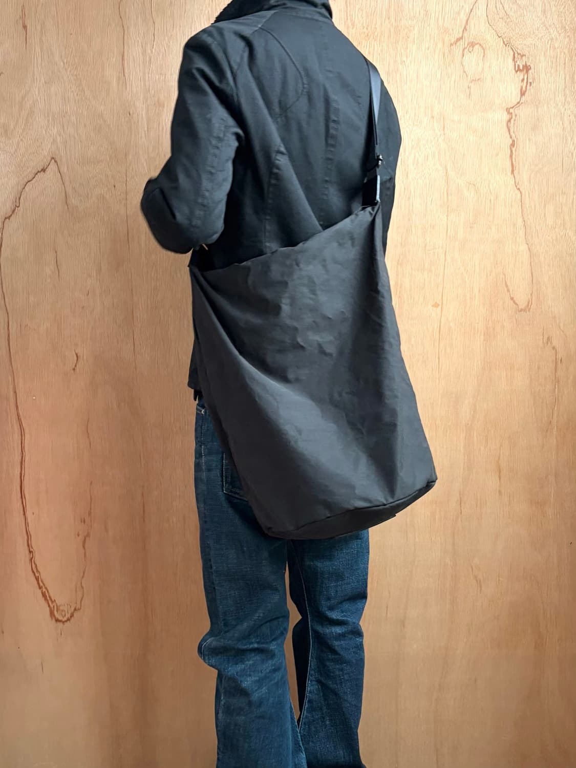 요지야마모토 y’s 빅 코튼 크로스백 상품이미지1