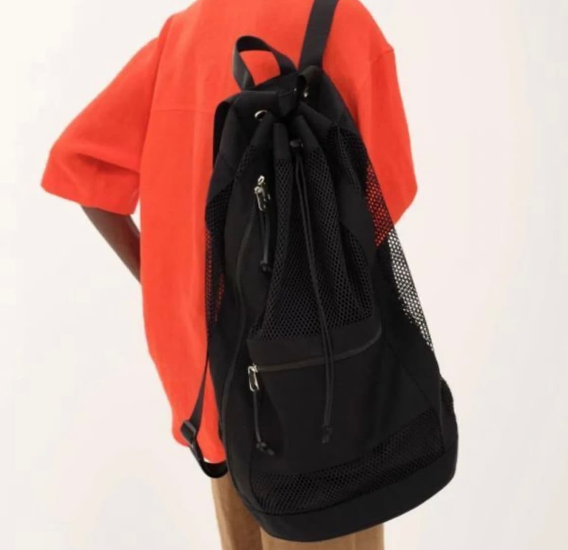 [L] 오라리 메쉬 백팩 블랙  상품이미지1