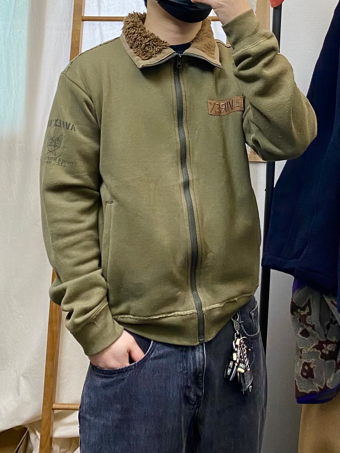 [XL] Avirex USA 아비렉스 밀리터리 코튼 집업 상품이미지10