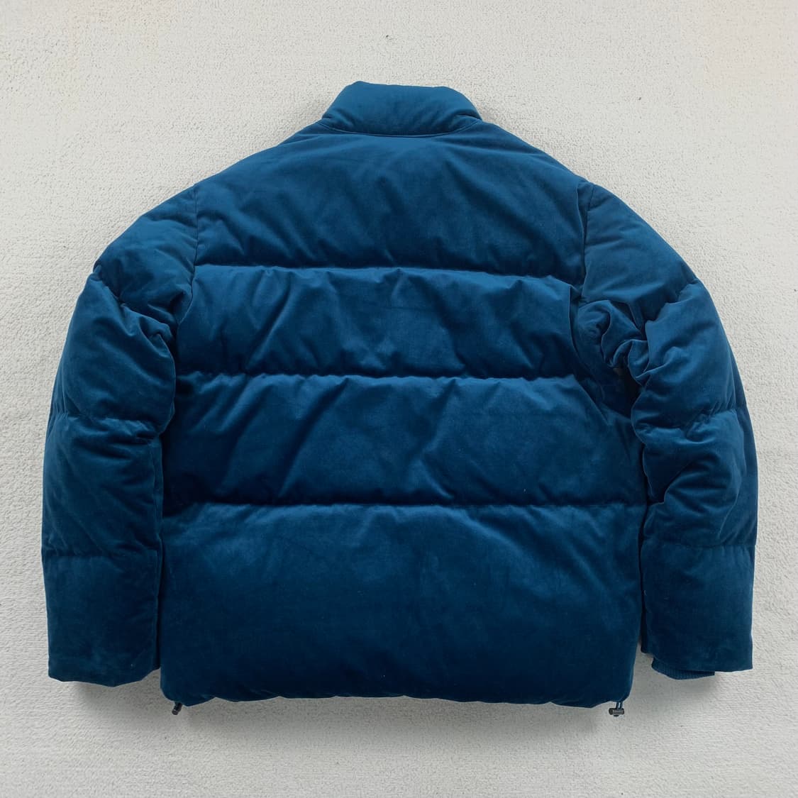 프리즘웍스 블루 벨벳 구스다운 푸퍼 자켓  상품이미지2